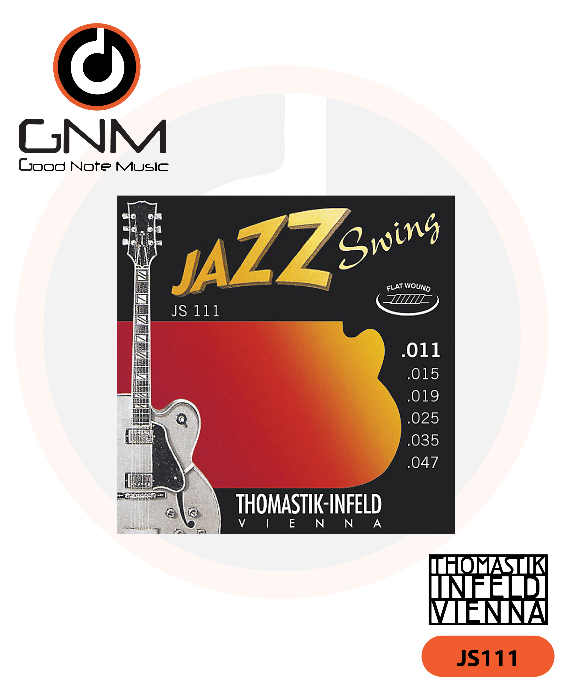 สายกีตาร์ไฟฟ้า Thomastik รุ่น JS111 เบอร์ 11