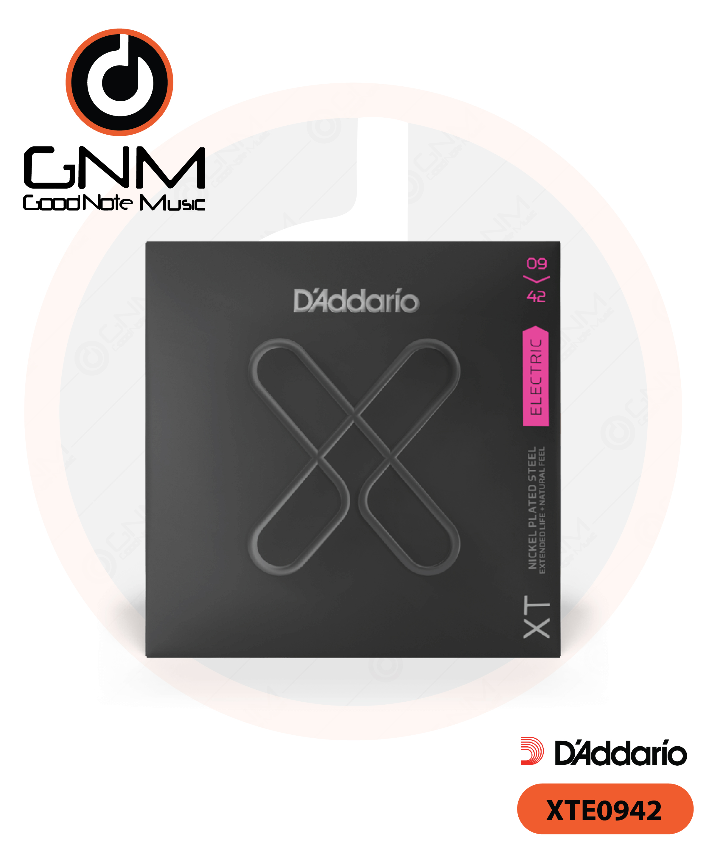 สายไฟฟ้า Daddario แบบชุด รุ่น XTE 0942