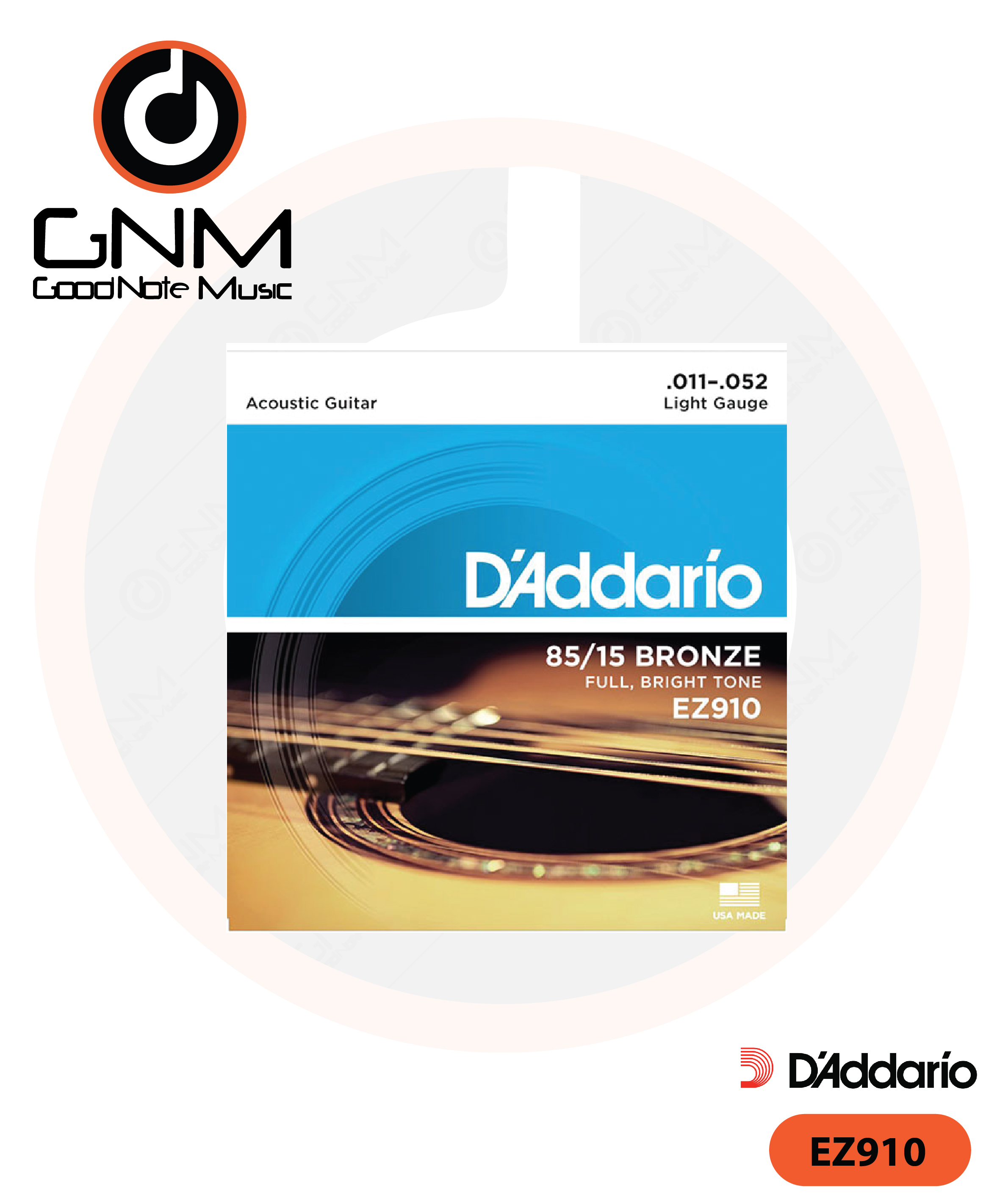 สายกีตาร์โปร่ง Daddario รุ่น EZ910