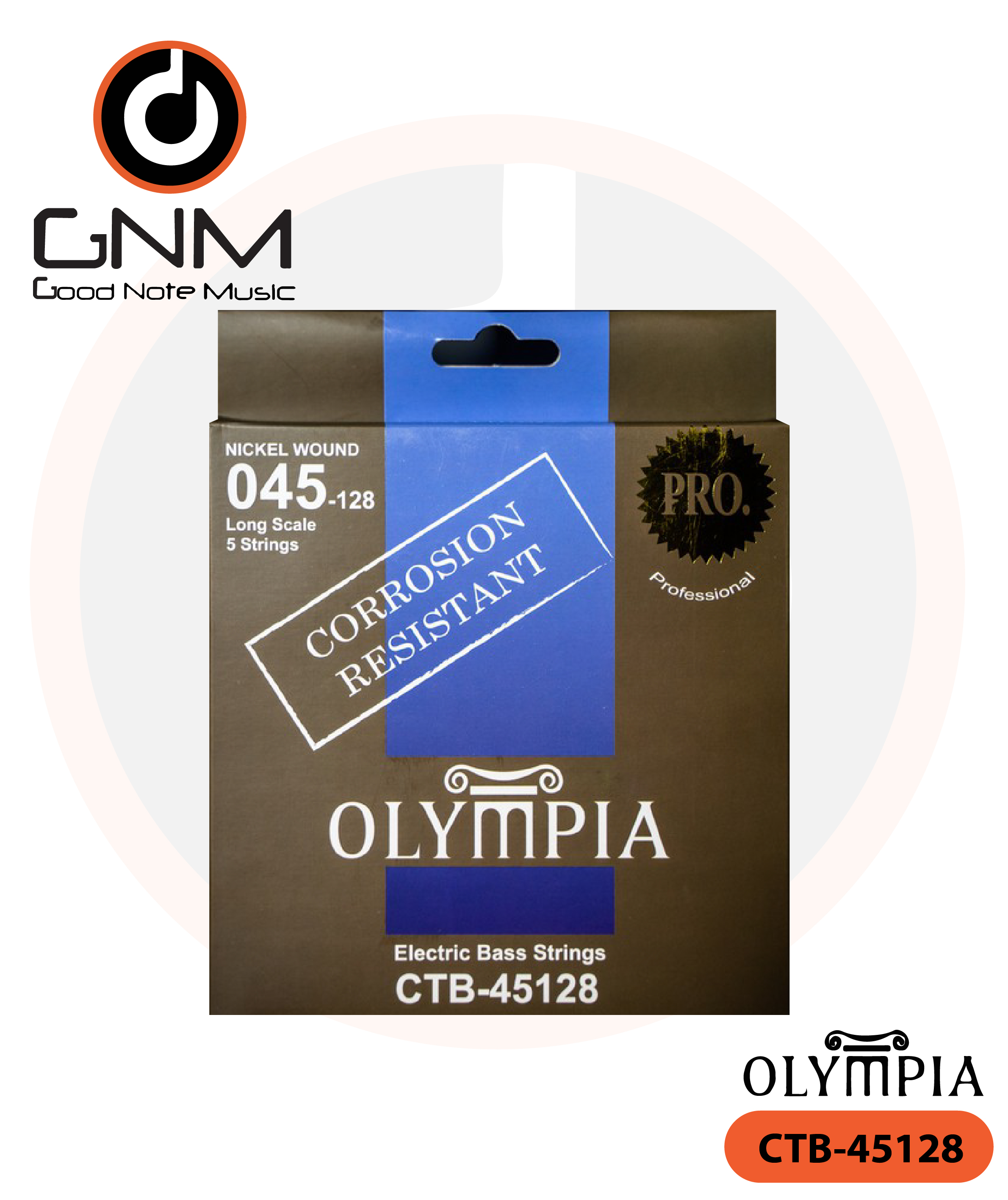 สายเบสเคลือบ Olympia 5สาย CTB-45128 45/128