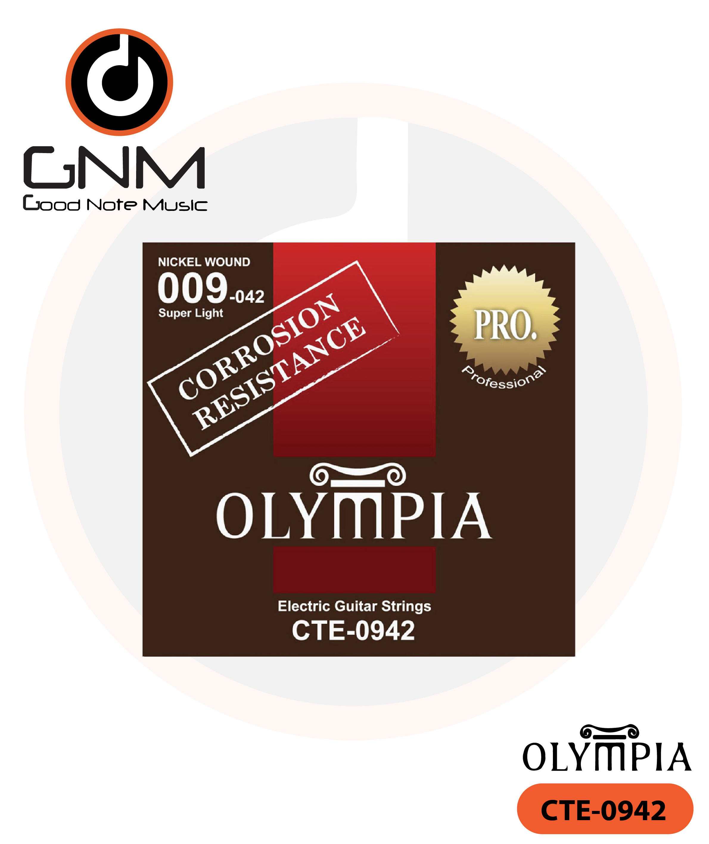 สายกีตาร์ไฟฟ้า Olympia CTE-0942