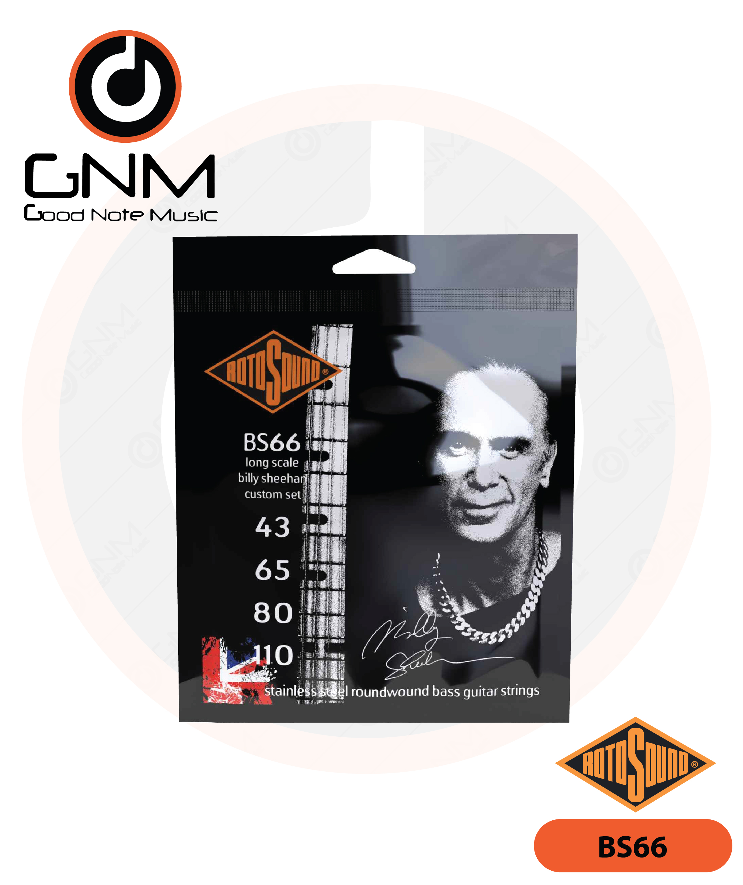 สายเบส Rotosound รุ่น BS66 ( 4 สาย )