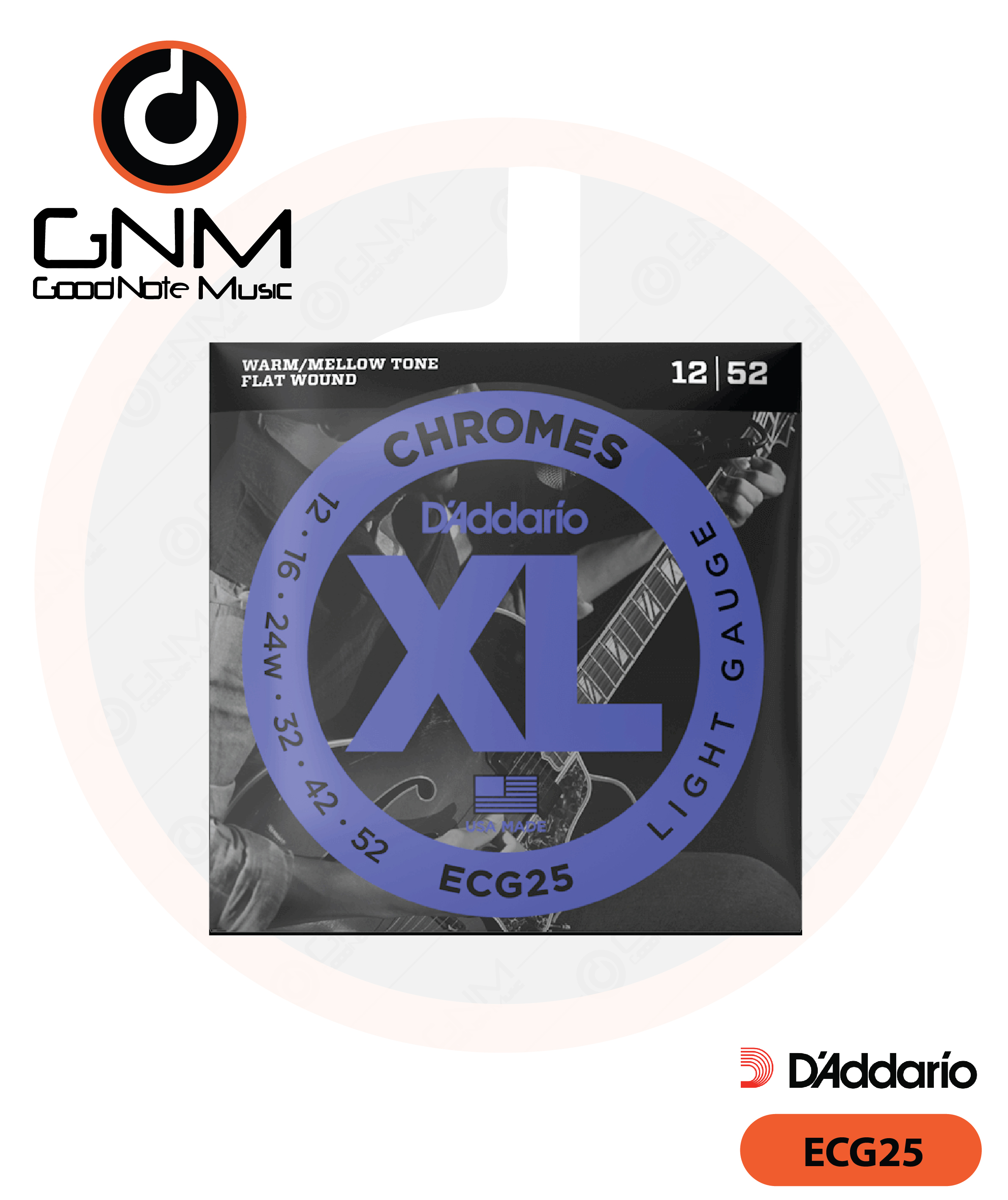 สายไฟฟ้า Daddario รุ่น ECG25 ชุด
