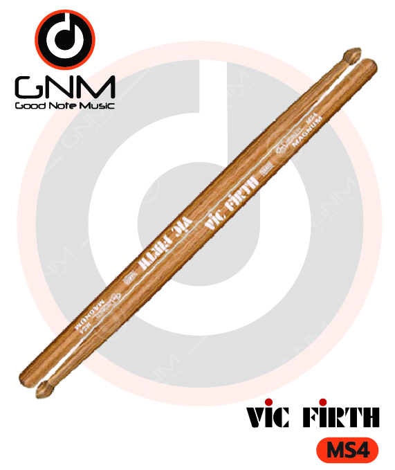 ไม้กลองสแนร์มาร์ชชิ่ง Vic Firth MS4
